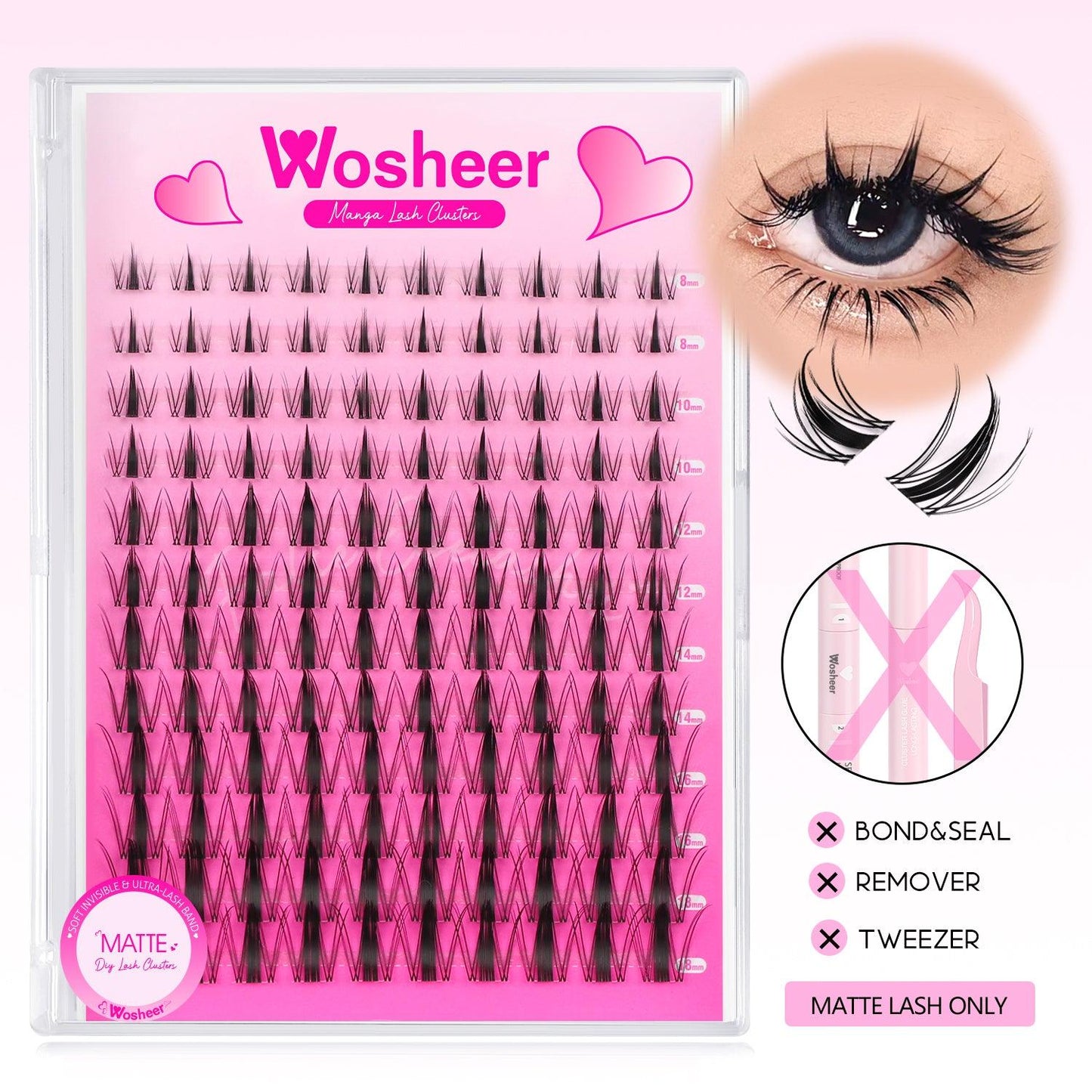 Matte Cluster Lashes