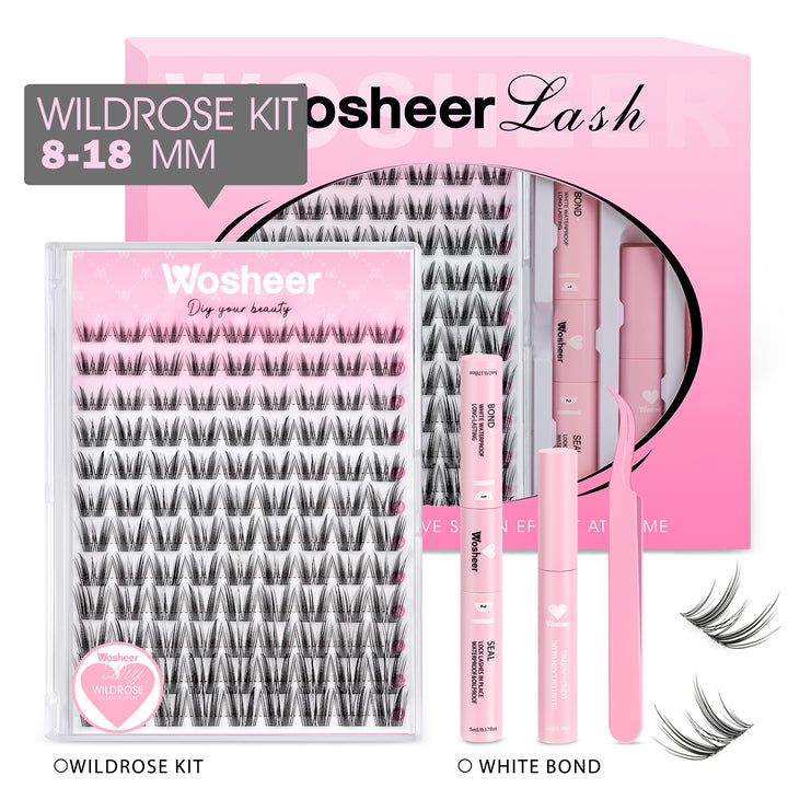 WILDROSE Lash Clusters