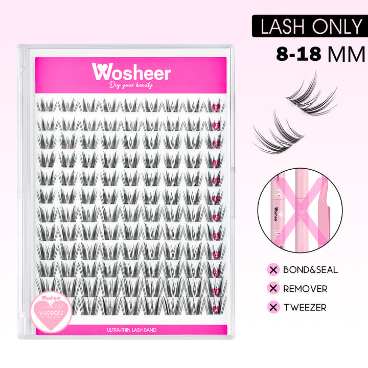 WILDROSE Lash Clusters
