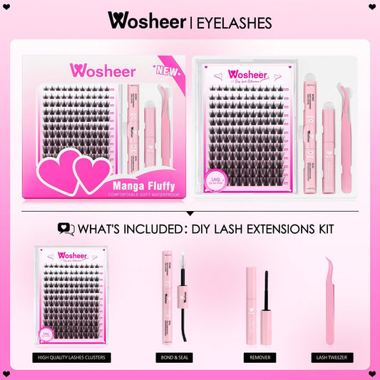 LayZ Cluster Lashes - WOSHEER
