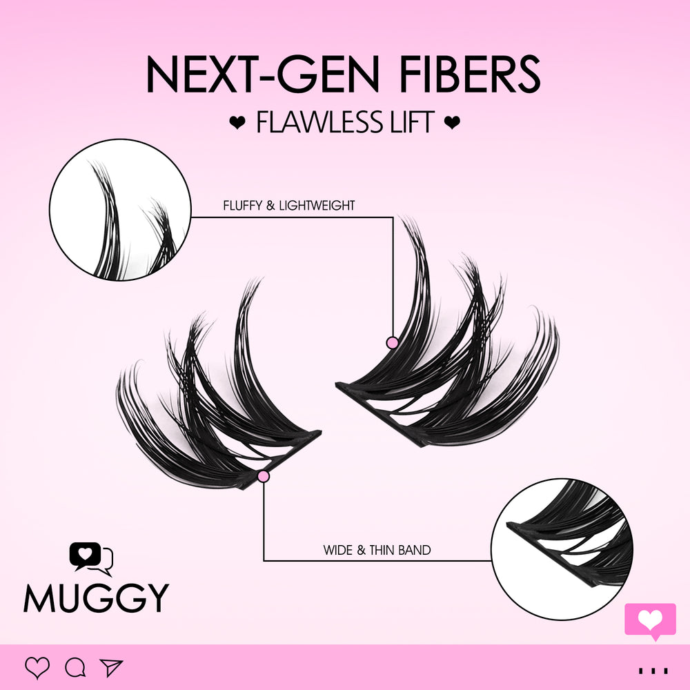 MUGGY Lash Clusters - WOSHEER