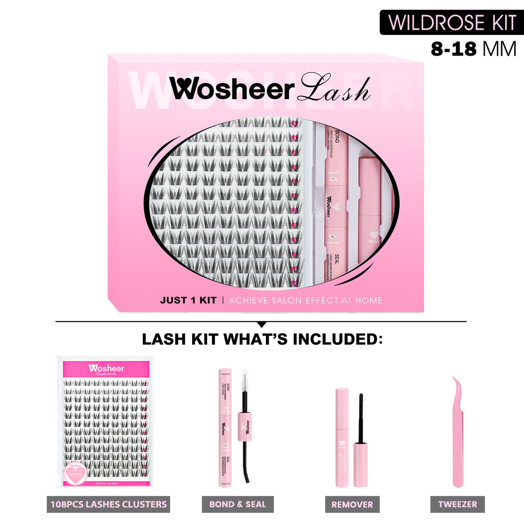WILDROSE Lash Clusters