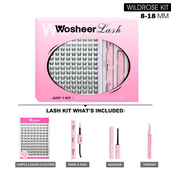 WILDROSE Lash Clusters