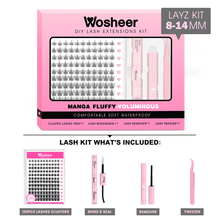 LAYZ Lash Clusters - WOSHEER