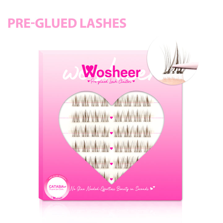 Pre-glued Lash Clusters - WOSHEER